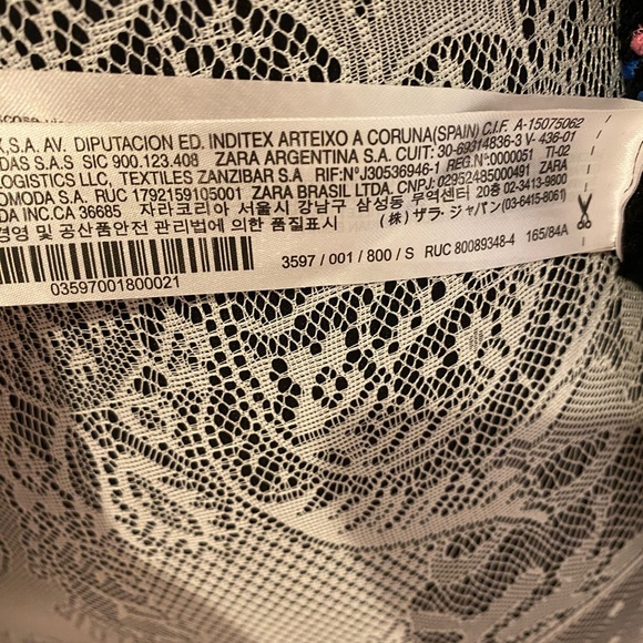 Zara Multicolored Knit Jacket - Picture 6 of 9